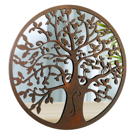OFERTA *adorno pared arbol de vida 50cm c/espejo