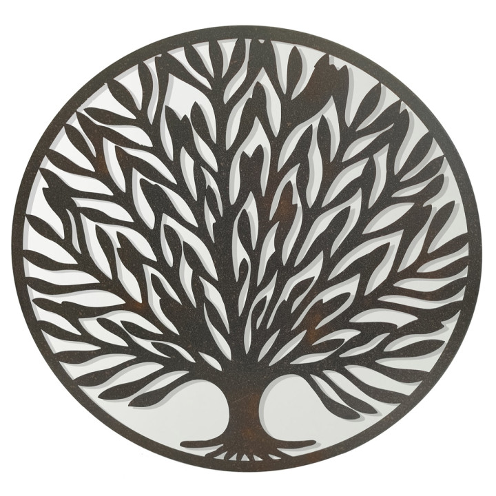 OFERTA *adorno pared arbol de vida 50cm c/espejo