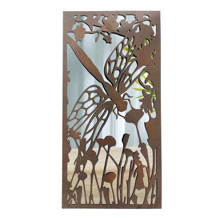 OFERTA *adorno pared libelula c/espejo