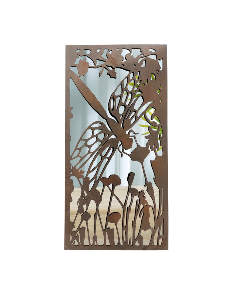 OFERTA *adorno pared libelula c/espejo