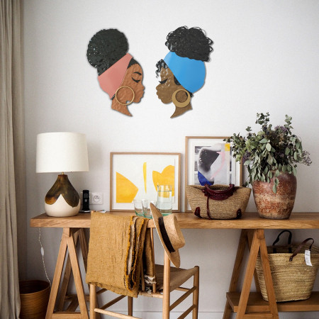 OFERTA *adorno pared perfil mujer 2