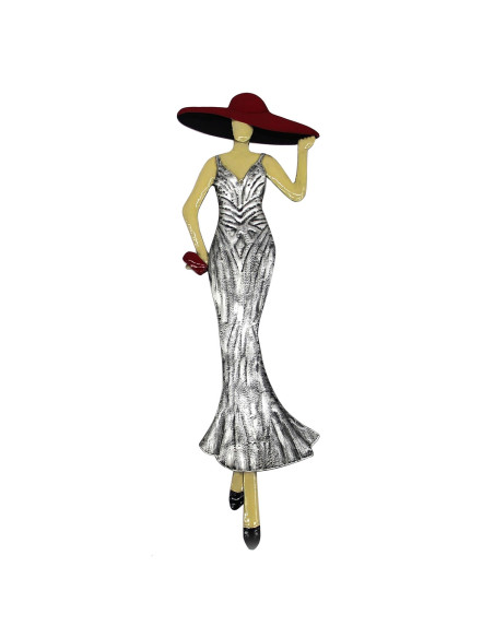 OFERTA *adorno pared chica sombrero