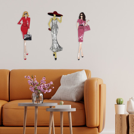 OFERTA *adorno pared chica rojo 2