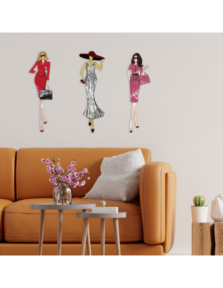 OFERTA *adorno pared chica rojo