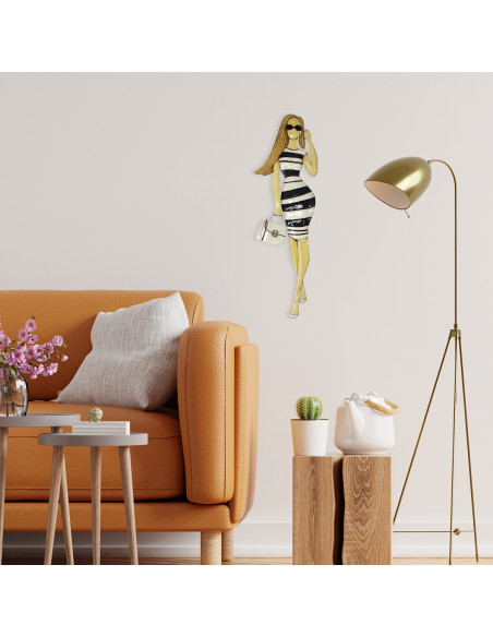 OFERTA *adorno pared chica rayas