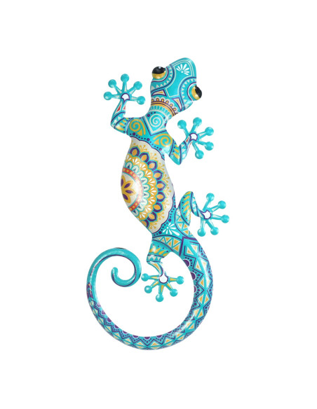 Adorno pared lagarto gra.