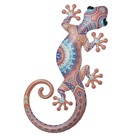 Adorno pared lagarto gra.