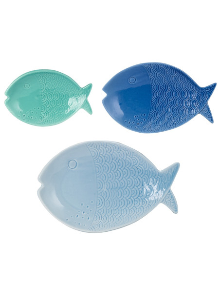 S/3 plato pez