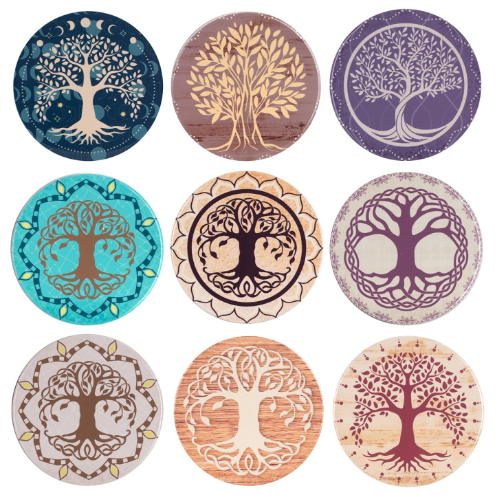 Posavasos arbol vida c/exp.