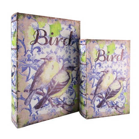 OFERTA *s/2 caja libro pajaro