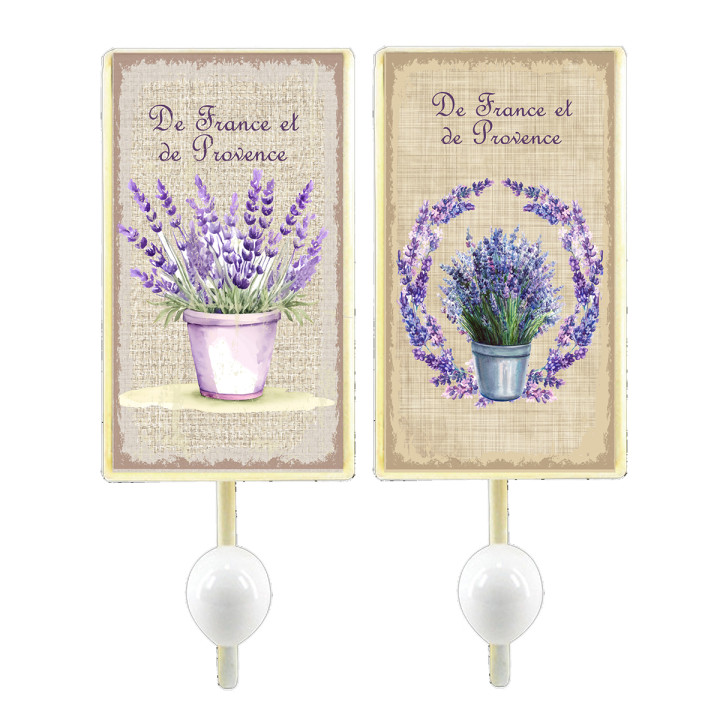 Percha lavanda 2 dif.