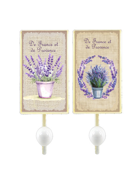 Percha lavanda 2 dif.