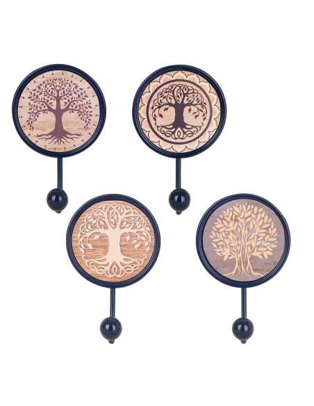 OFERTA *percha arbol vida 1 pomo 4 dif.