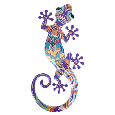 Adorno pared lagarto gra.