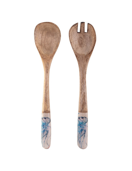 Set cuchara y tenedor medusas