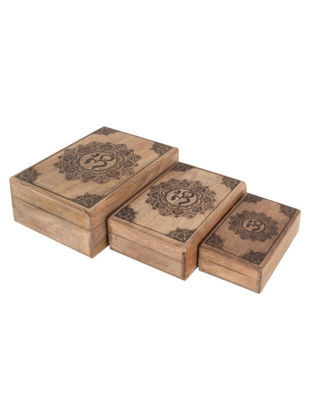 S/3 cajas mandala om
