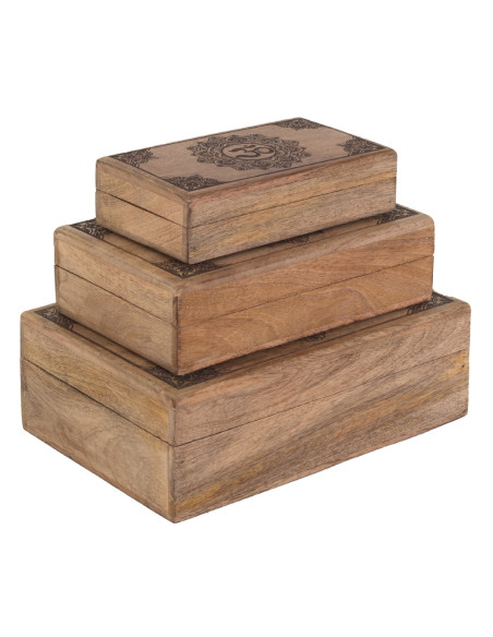 S/3 cajas mandala om