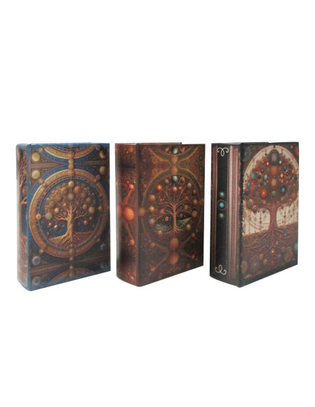 Caja libro arbol 3 dif.