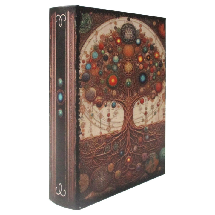 Caja libro arbol