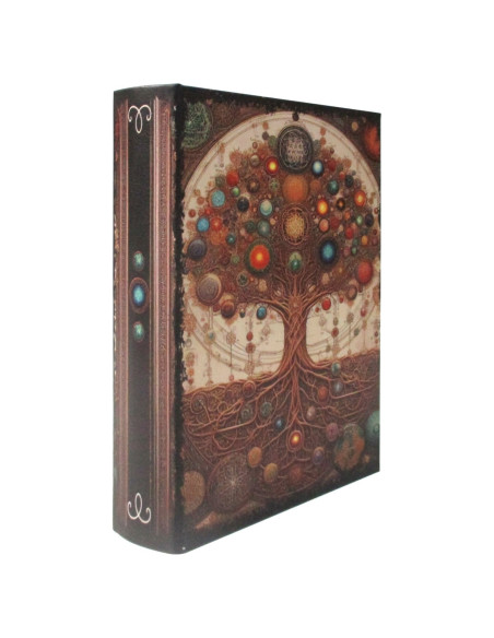 Caja libro arbol