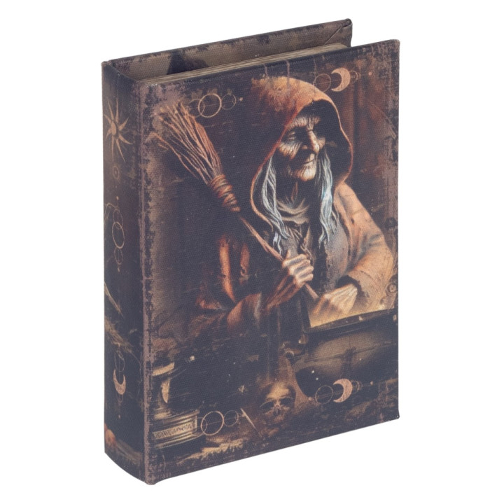 Caja libro bruja