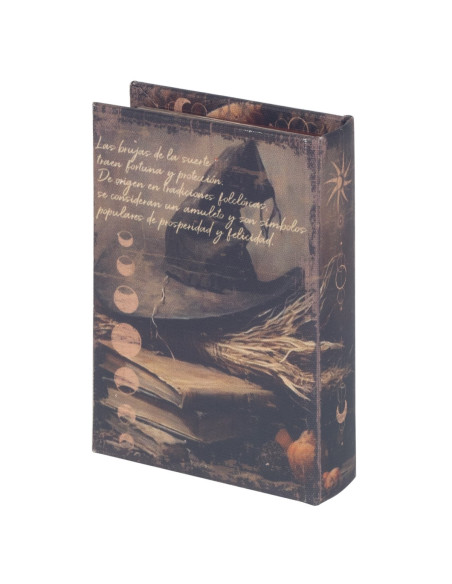 Caja libro bruja