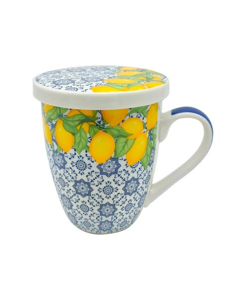 Mug limones c/caja regalo