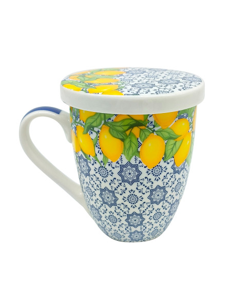 Mug limones c/caja regalo