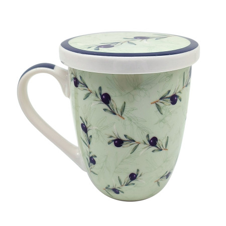 Mug y filtro aceitunas c/caja regalo 2