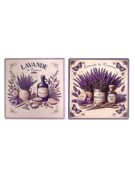 Posavasos lavanda 2 dif.
