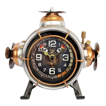Reloj sobremesa turbina 23x19cm 2