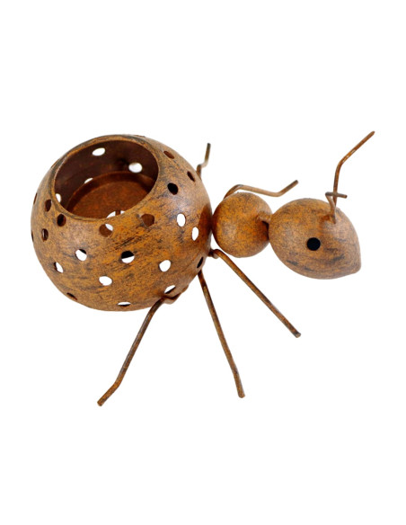 Portavelas hormiga
