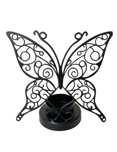Portavelas mariposa