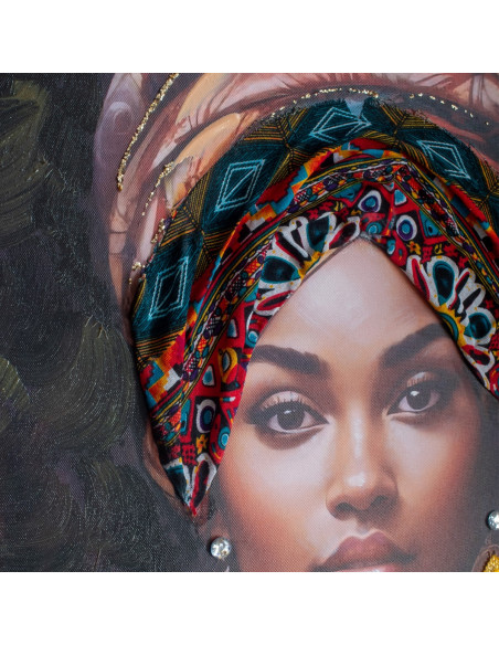 Cuadro africana 80x80cm