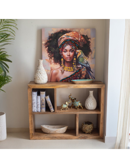Cuadro africana 80x80cm
