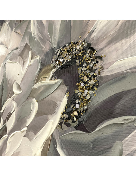Cuadro mujer flores
