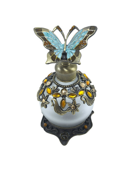 Botella de perfume mariposa