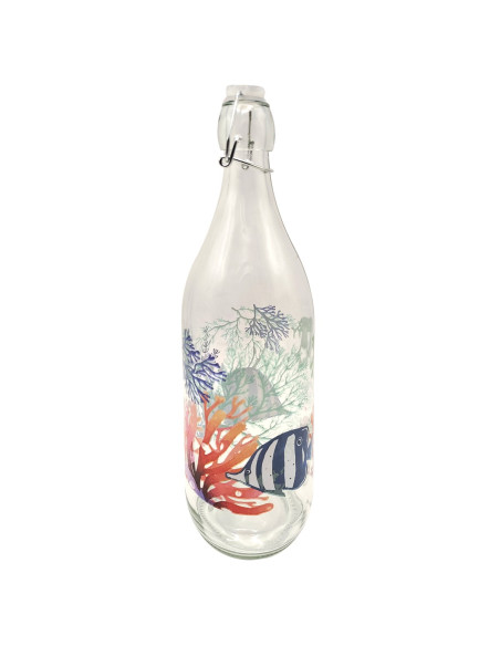 Botella con tapon pez