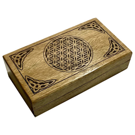 Caja flor vida med.