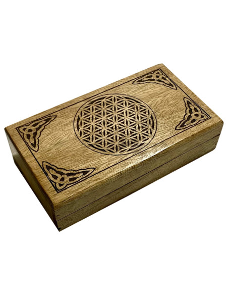 Caja flor vida med.