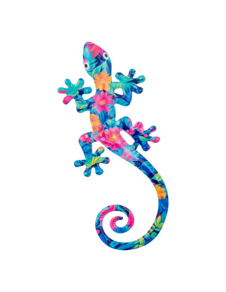 Adorno pared lagarto