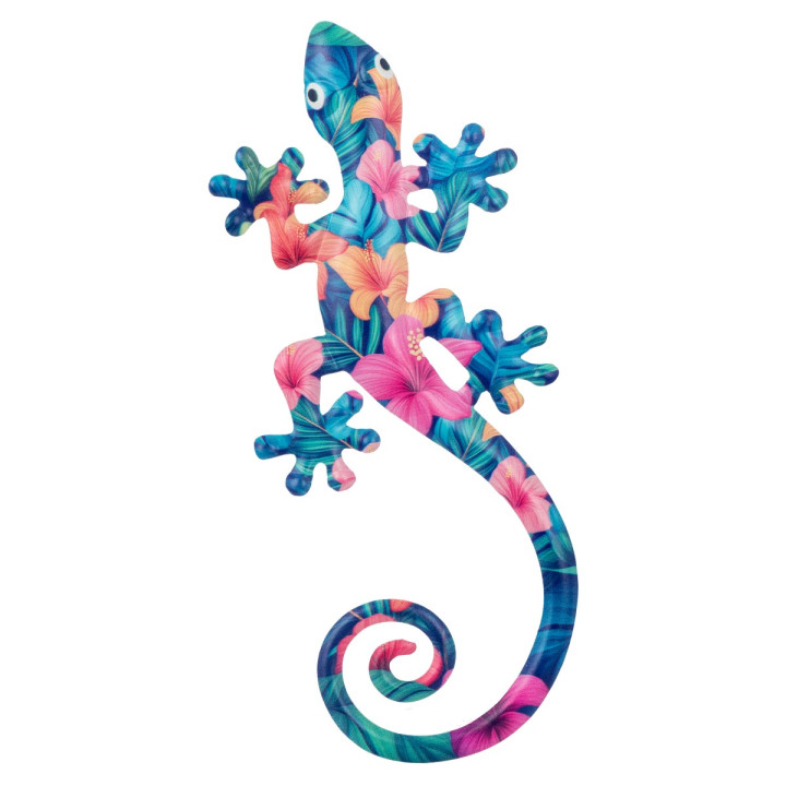 Adorno pared lagarto