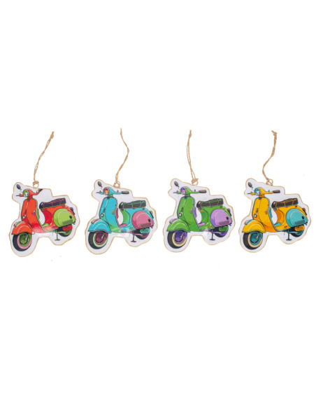 Colgante moto scooter 4 dif.