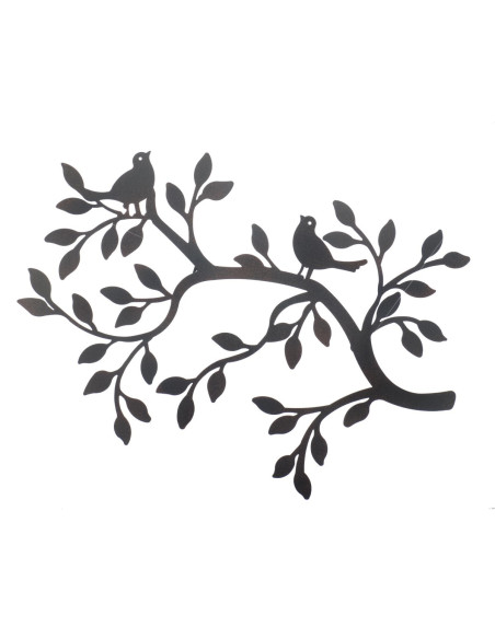 Adorno pared rama arbol c/pajaros