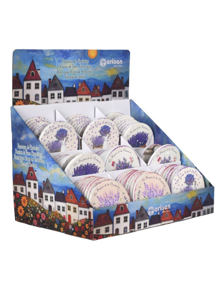 Posavasos lavanda 4 dif. c/exp