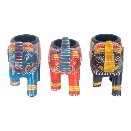 Elefante portavelas 6 dif. 2