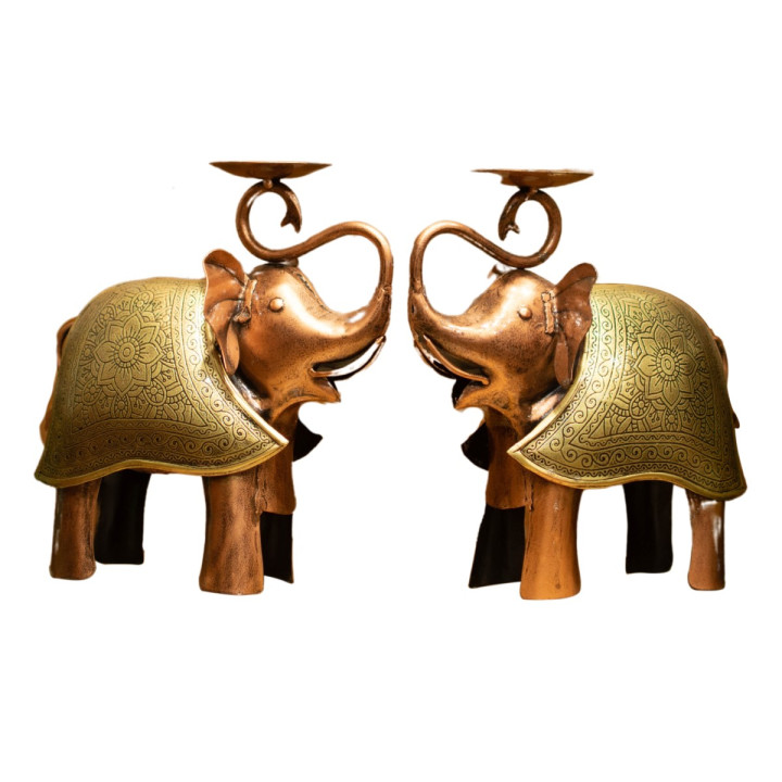 Elefante portavelas