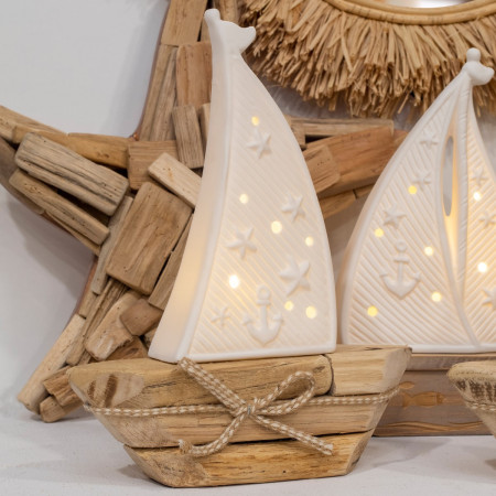 Barco velero led 2