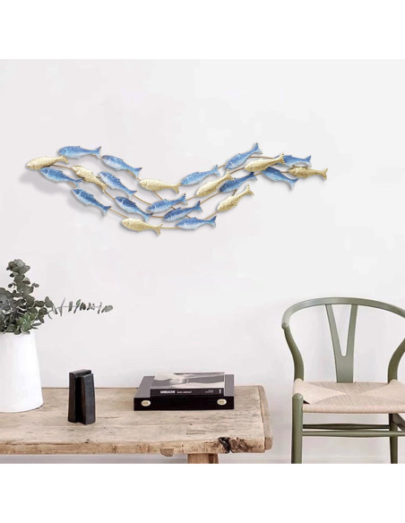 Adorno pared peces