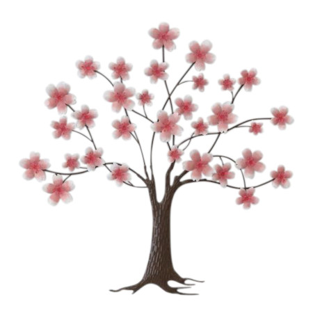 Adorno pared arbol